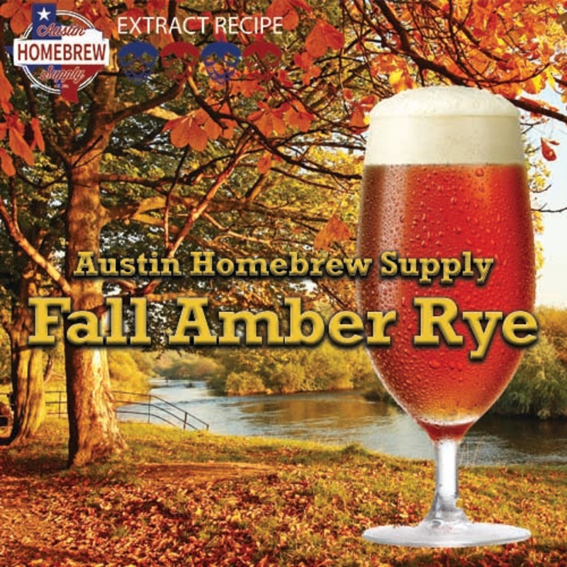 AHS Fall Amber Rye  (6D) – EXTRACT Homebrew Ingredient Kit