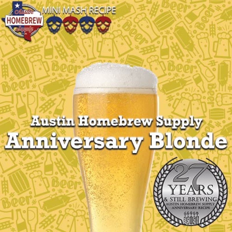 AHS Anniversary Blonde  (6B) – MINI MASH Homebrew Ingredient Kit