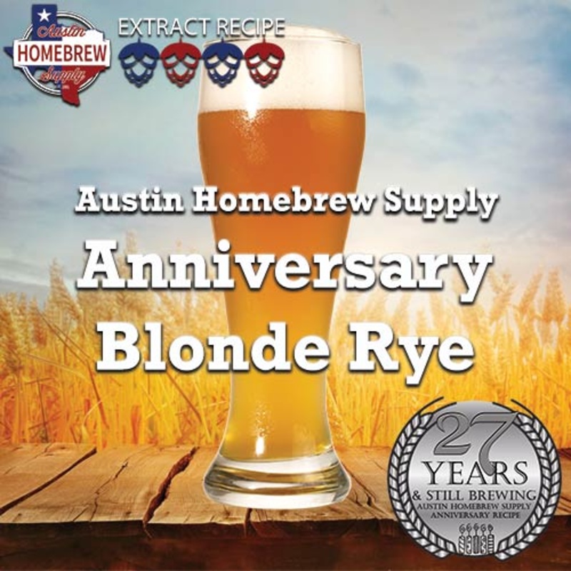 AHS Anniversary Blonde Rye  (6D) – MINI MASH Homebrew Ingredient Kit