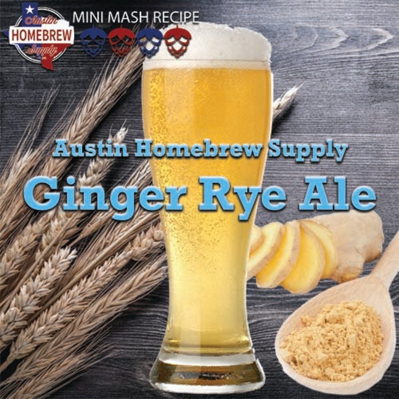 AHS Ginger Rye Ale  (6B) – MINI MASH Homebrew Ingredient Kit