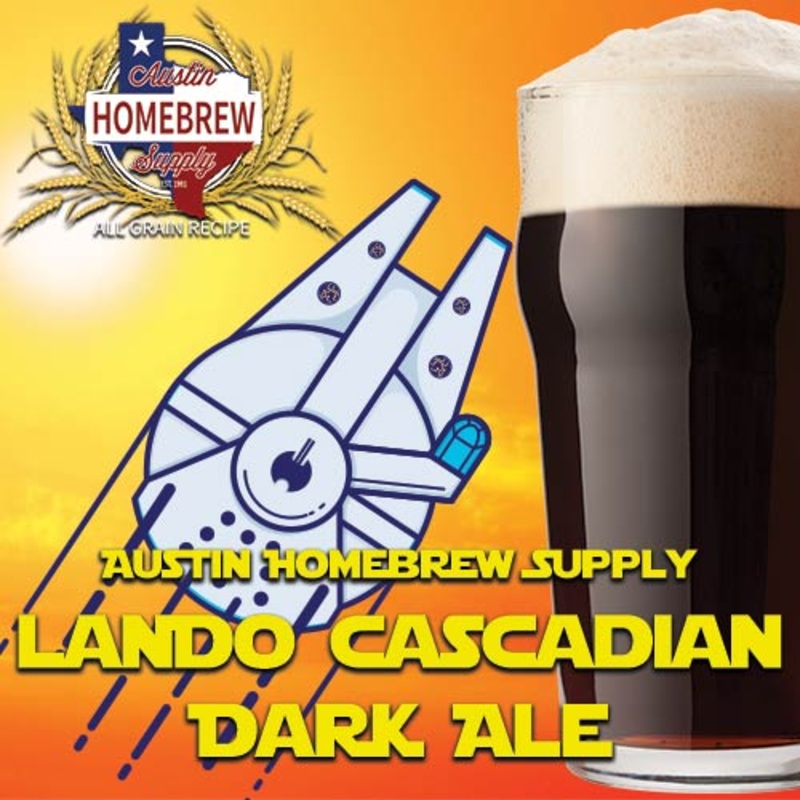 AHS Lando Cascadian Dark Ale – ALL GRAIN Homebrew Ingredient Kit