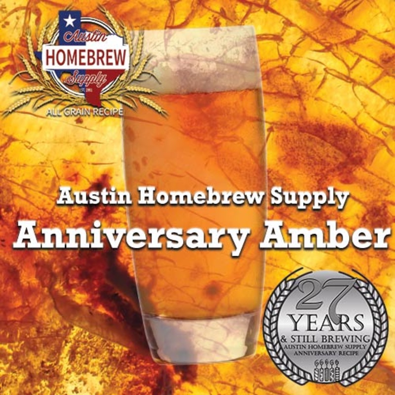 AHS Anniversary Amber  (10B) – ALL GRAIN Homebrew Ingredient Kit