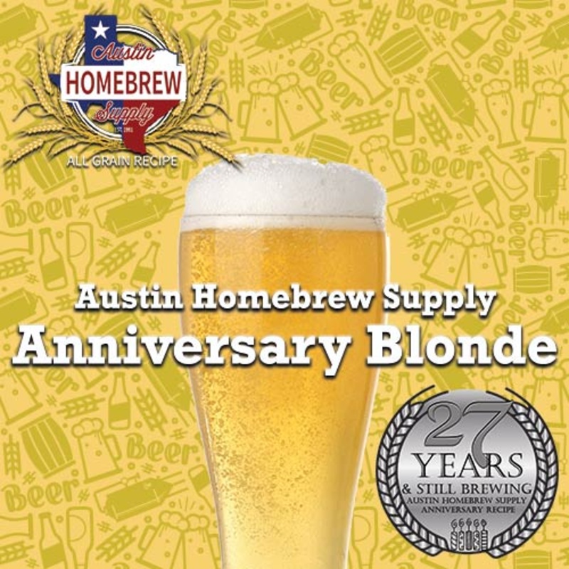 AHS Anniversary Blonde  (6B) – ALL GRAIN Homebrew Ingredient Kit