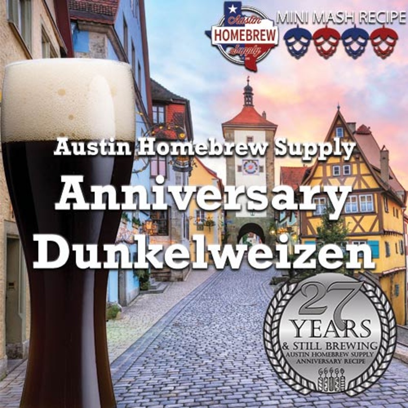 AHS Anniversary Dunkelweizen  (15B) – MINI MASH Homebrew Ingredient Kit