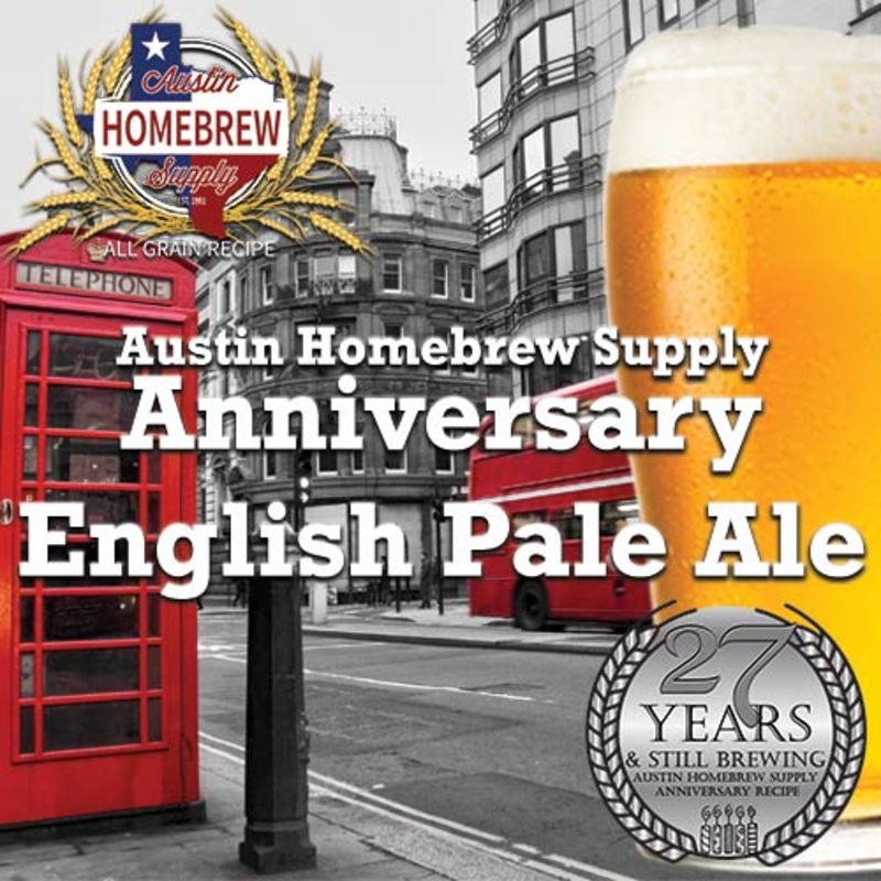 AHS Anniversary English Pale Ale  (8C) – ALL GRAIN Homebrew Ingredient Kit