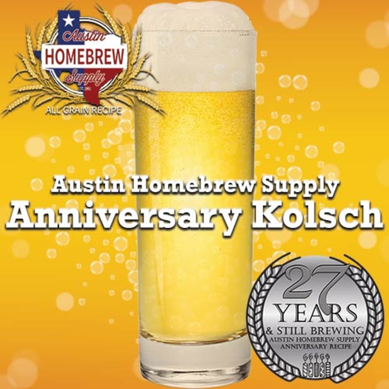 AHS Anniversary Kolsch  (6C) – ALL GRAIN Homebrew Ingredient Kit