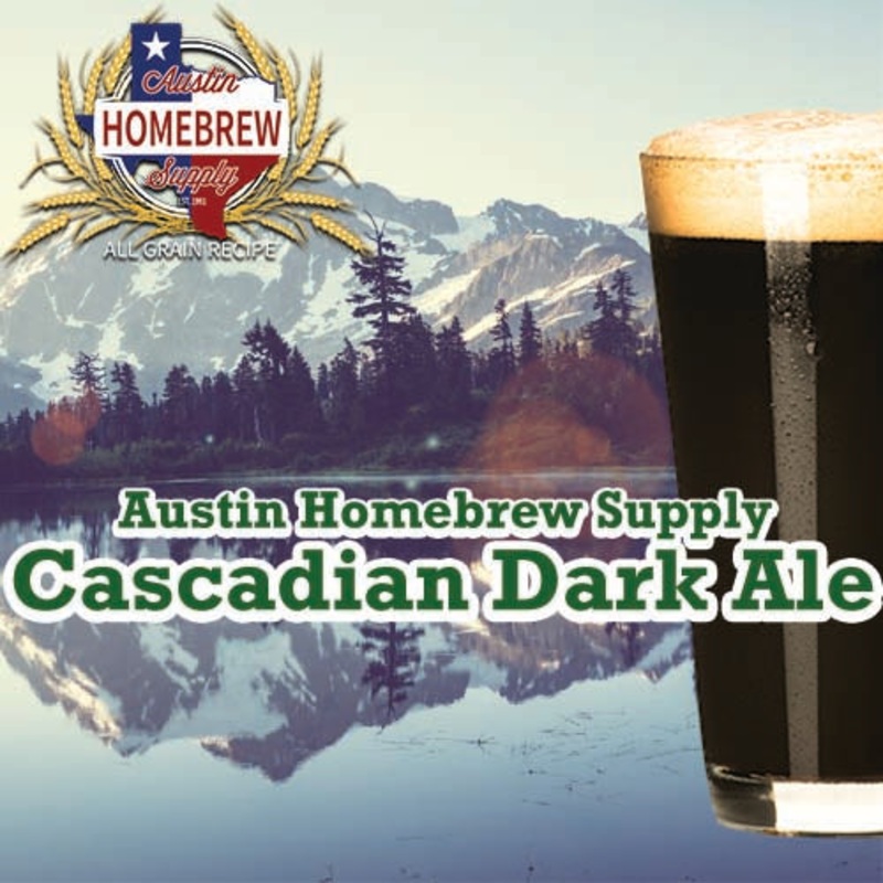 AHS Cascadian Dark Ale  (14B) – ALL GRAIN Homebrew Ingredient Kit