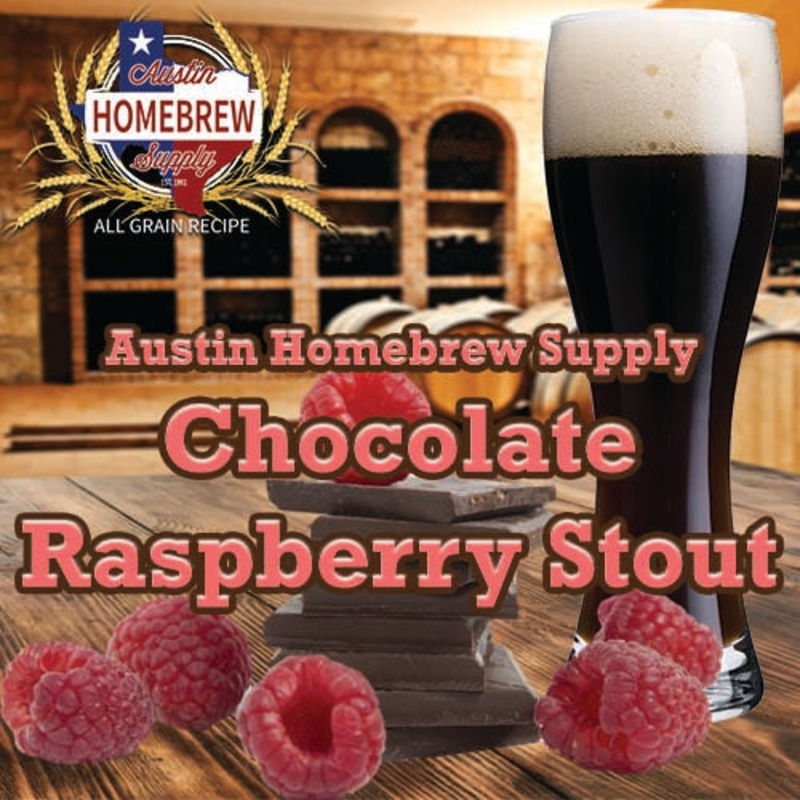 AHS Chocolate Raspberry Stout  (20) – ALL GRAIN Homebrew Ingredient Kit