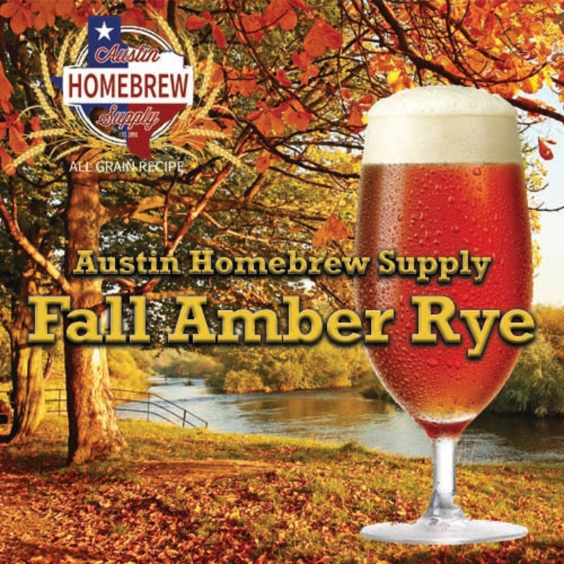 AHS Fall Amber Rye  (6D) – ALL GRAIN Homebrew Ingredient Kit