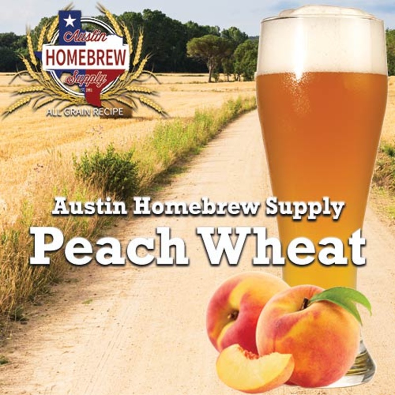 AHS Peach Wheat  (20) – ALL GRAIN Homebrew Ingredient Kit