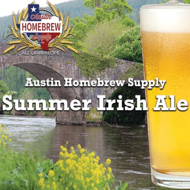 AHS Summer Irish Ale  (6B) – ALL GRAIN Homebrew Ingredient Kit