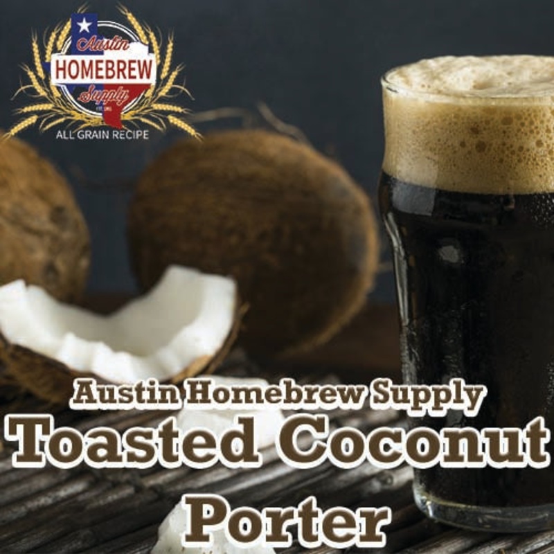 AHS Toasted Coconut Porter  (12B) – ALL GRAIN Homebrew Ingredient Kit