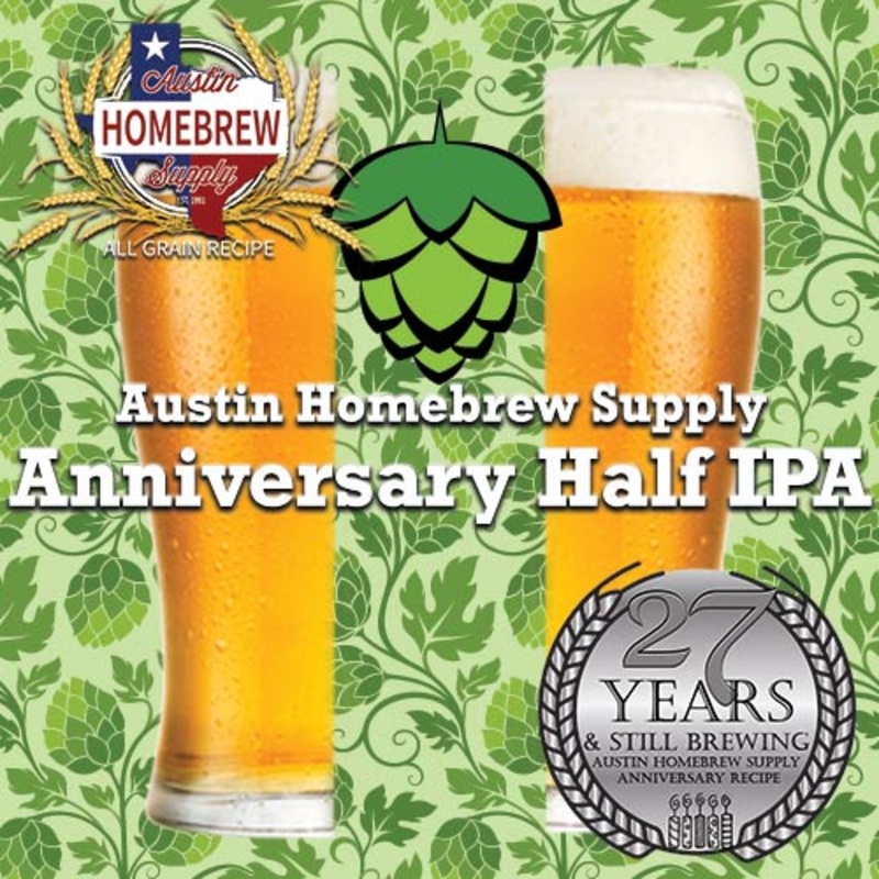 AHS Anniversary Half IPA  (23) – ALL GRAIN Homebrew Ingredient Kit