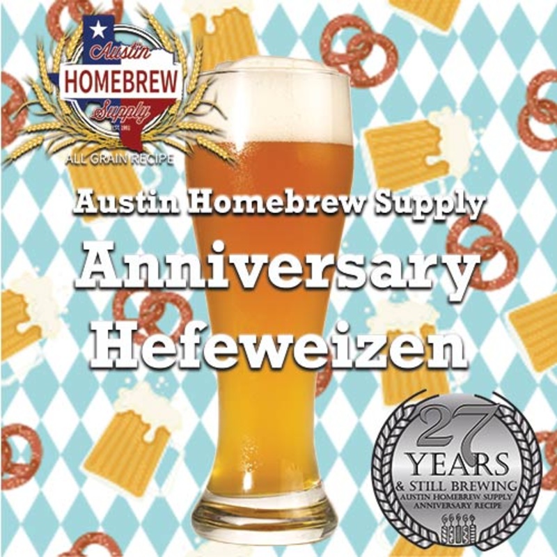 AHS Anniversary Hefeweizen  (15A) – ALL GRAIN Homebrew Ingredient Kit