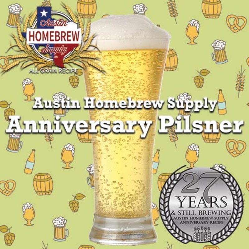 AHS Anniversary Pilsner  (2B) – ALL GRAIN Homebrew Ingredient Kit
