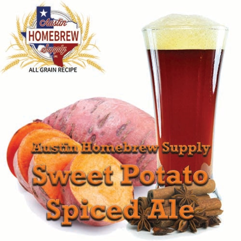 AHS Sweet Potato Spiced Ale  (23) – ALL GRAIN Homebrew Ingredient Kit