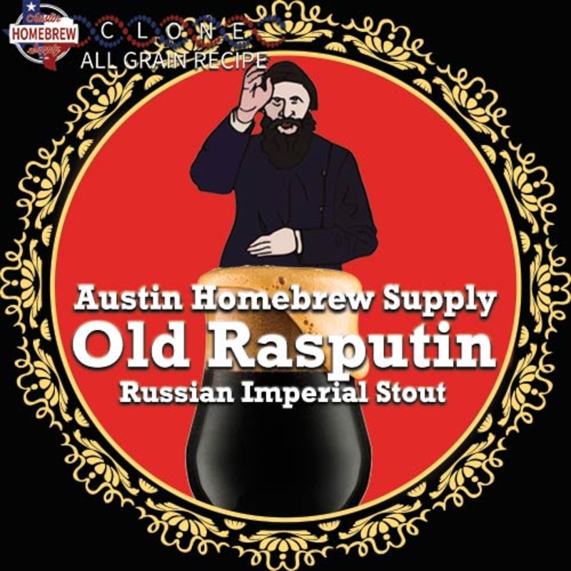 Old Rasputin Russian Imperial Stout  (13F) – ALL GRAIN Homebrew Ingredient Kit