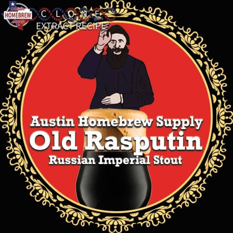 Old Rasputin Russian Imperial Stout  (13F) – EXTRACT Homebrew Ingredient Kit