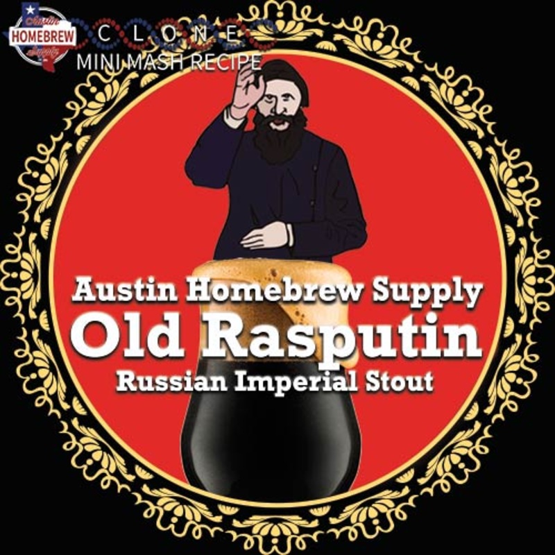 Old Rasputin Russian Imperial Stout  (13F) – MINI MASH Homebrew Ingredient Kit