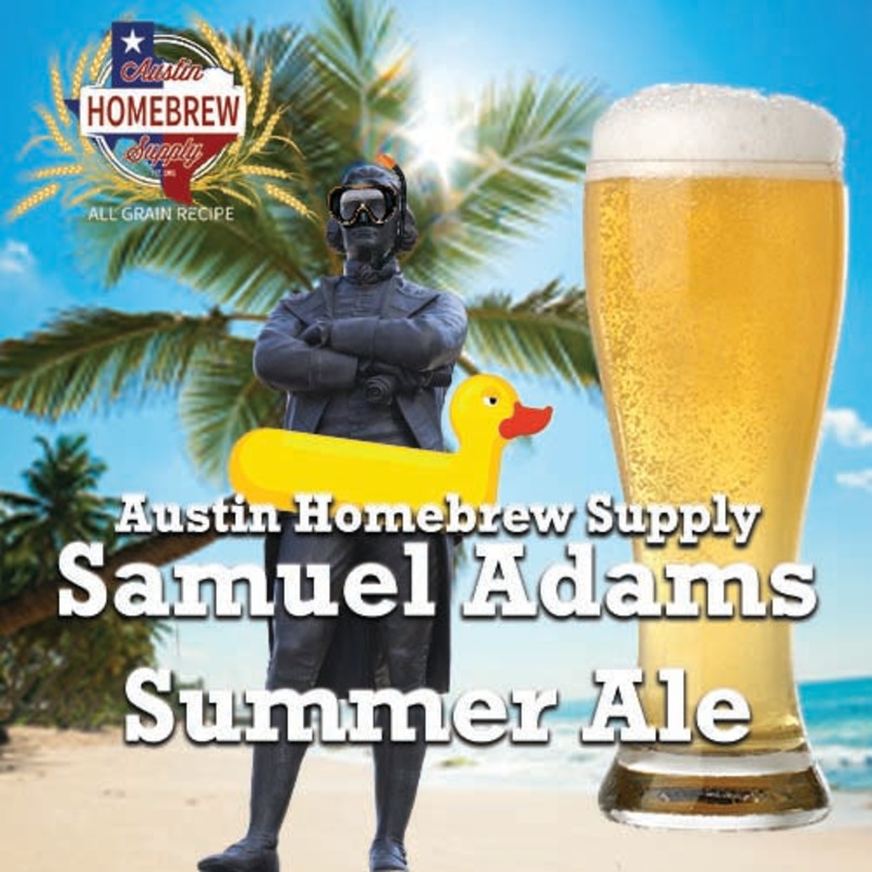 Samuel Adams Summer Ale  (6D) – ALL GRAIN Homebrew Ingredient Kit