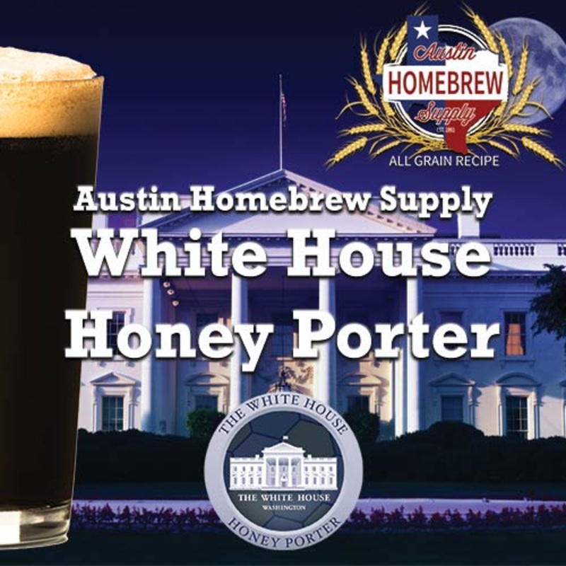 White House Honey Porter  (12B) – ALL GRAIN Homebrew Ingredient Kit