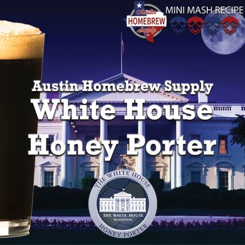 White House Honey Porter  (12B) – MINI MASH Homebrew Ingredient Kit