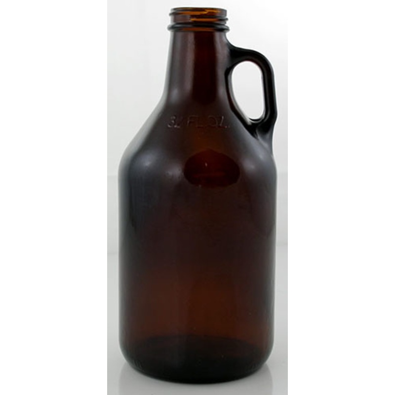 Amber 1/4 Gallon Glass Jug (Single Jug)