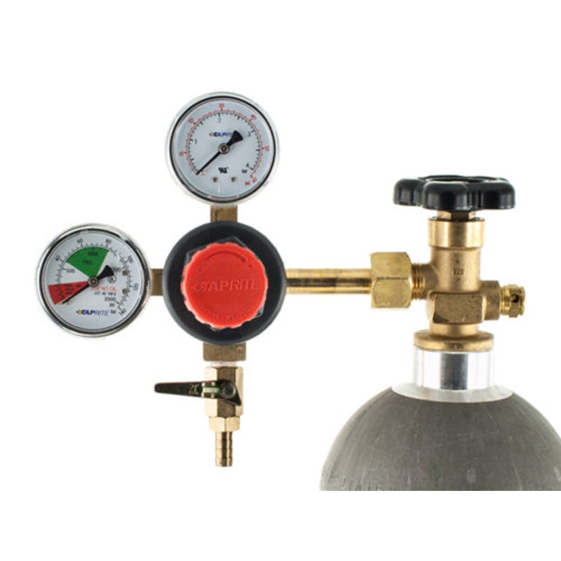 Taprite Dual Gauge CO2 Regulator (5/16)