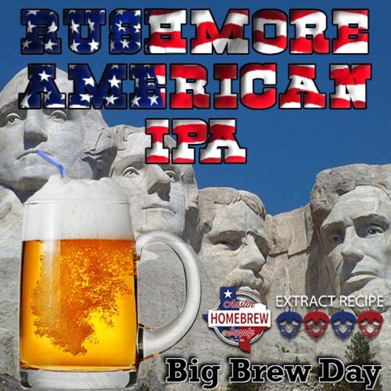 AHA Rushmore American IPA (14B) – Extract Homebrew Ingredient Kit
