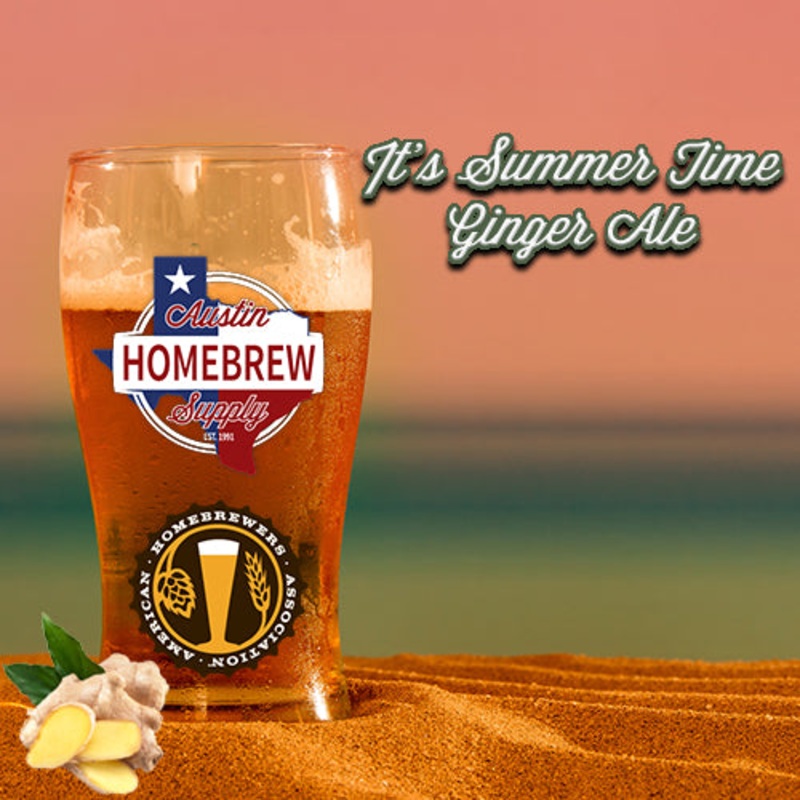 AHA Summertime Ginger Ale (21A) – All Grain Homebrew Ingredient Kit