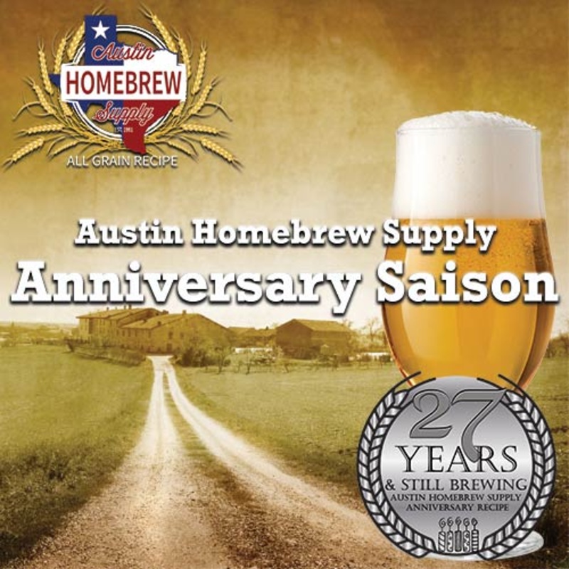 AHS Anniversary Saison (16C) -ALL GRAIN Homebrew Ingredient Kit