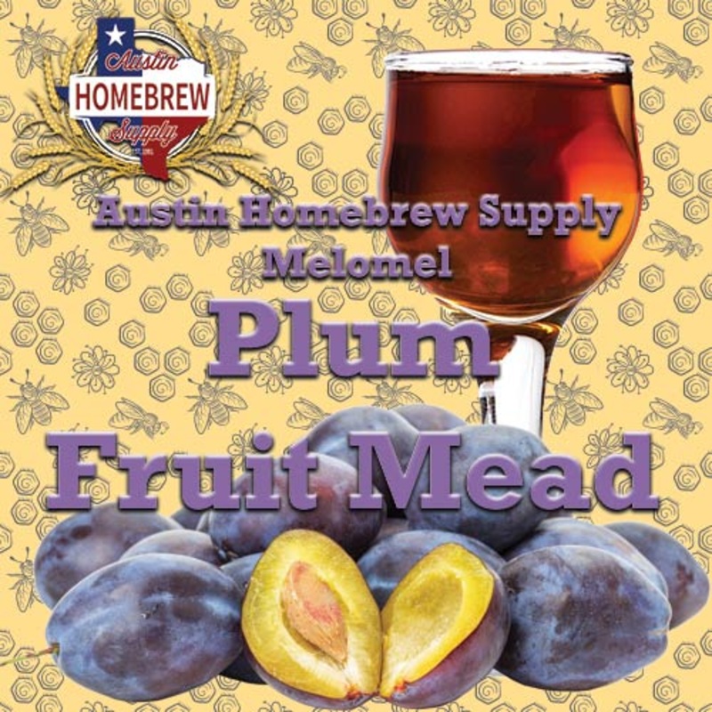AHS Melomel – Plum Fruit Mead  (25C) – MD