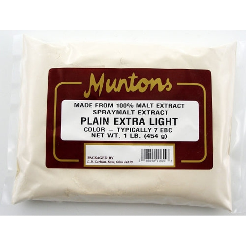 Muntons 1 Lb Plain Extra Light Spray Dried Malt Extract