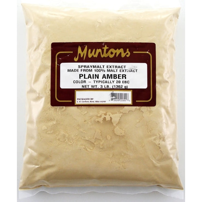 Muntons 3 Lb Plain Amber Spray Dried Malt Extract