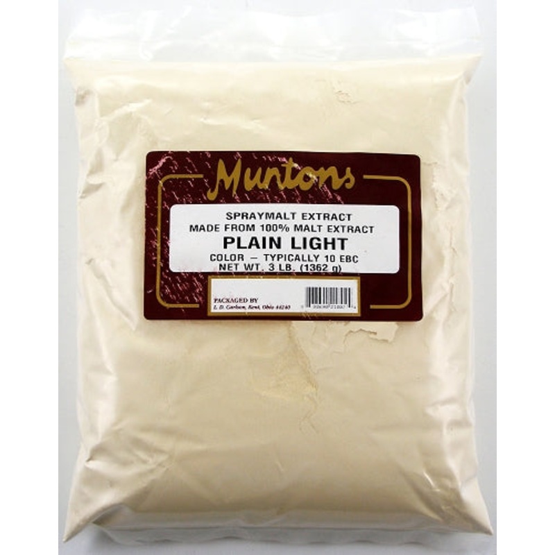 Muntons 3 Lb Plain Light Spray Dried Malt Extract