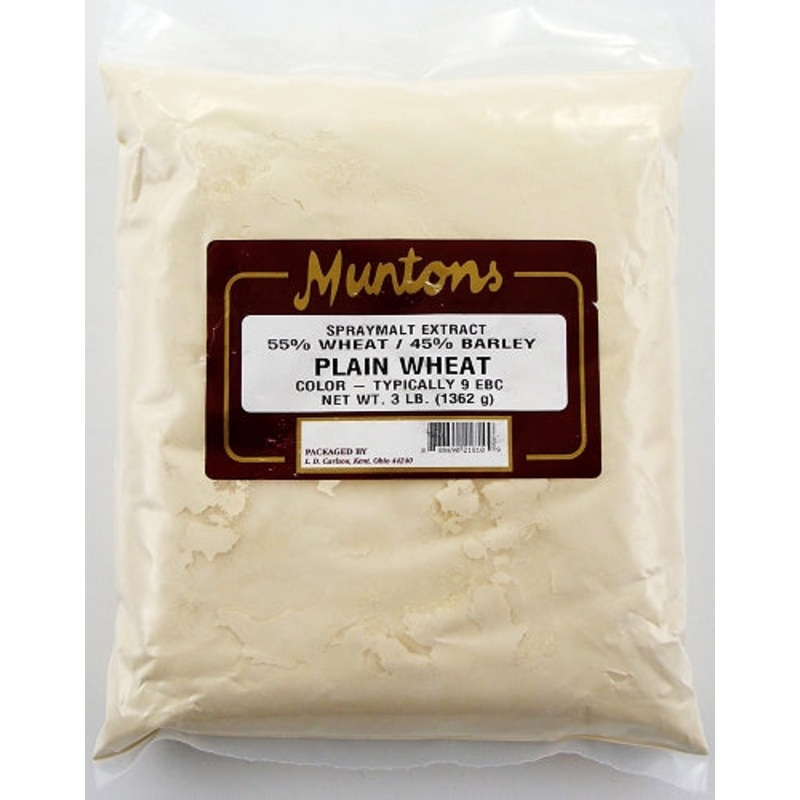 Muntons 3 Lb Plain Wheat Spray Dried Malt Extract