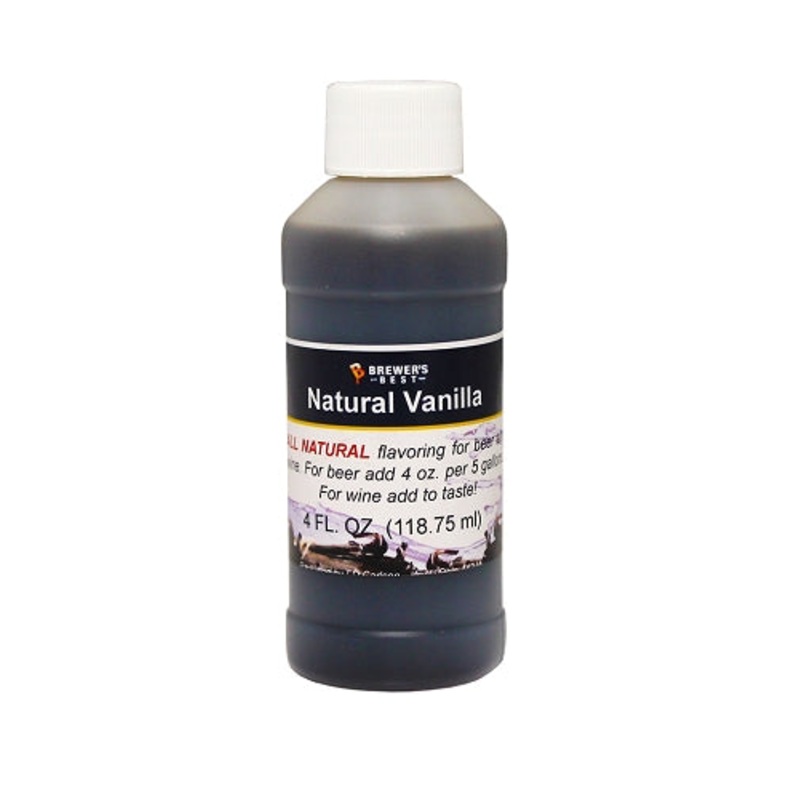 Natural Vanilla Flavoring Extract 4 oz.