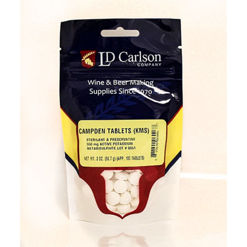 Potassium Metabisulphite Campden Tablets (100 ct.)