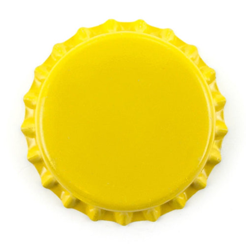 Yellow Oxygen Barrier Bottle Caps – 120 ct