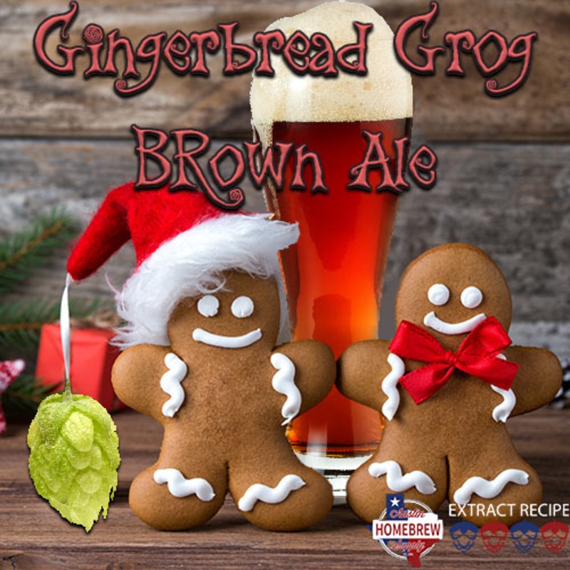 AHS Gingerbread Grog Brown Ale Ale  (23) – EXTRACT Homebrew Ingredient Kit