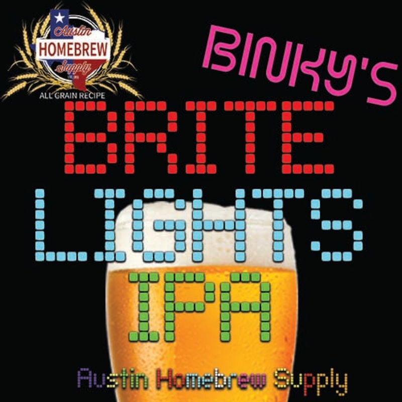 Binky’s Brite Lights IPA (14B) – ALL GRAIN Homebrew Ingredient Kit