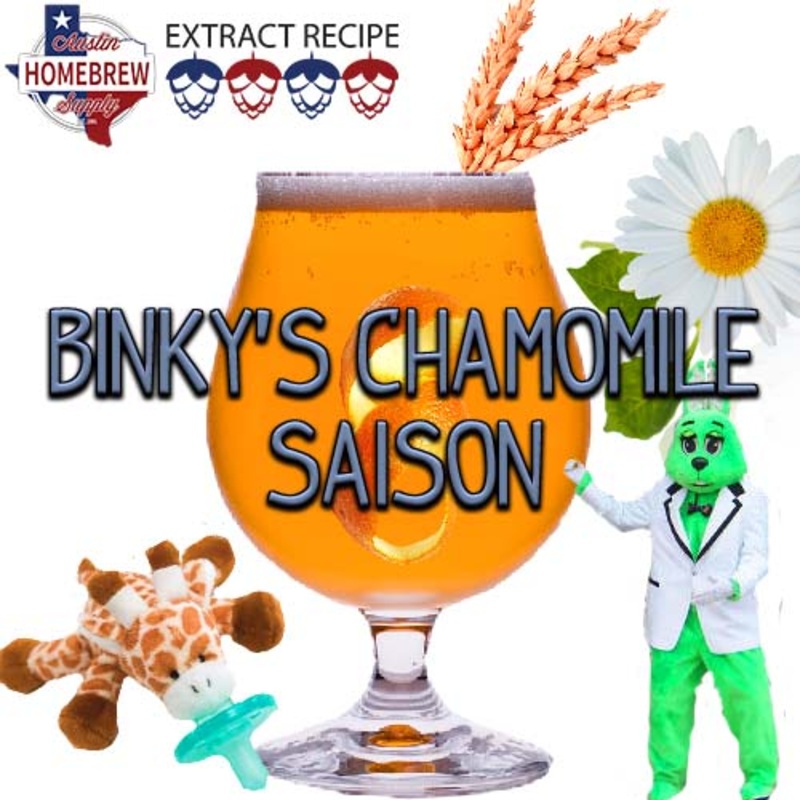 Binky’s Chamomile Saison (16C) – EXTRACT Homebrew Ingredient Kit