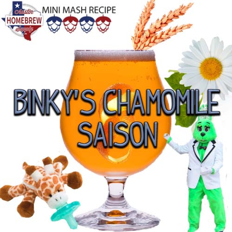 Binky’s Chamomile Saison (16C) – MINI MASH Homebrew Ingredient Kit