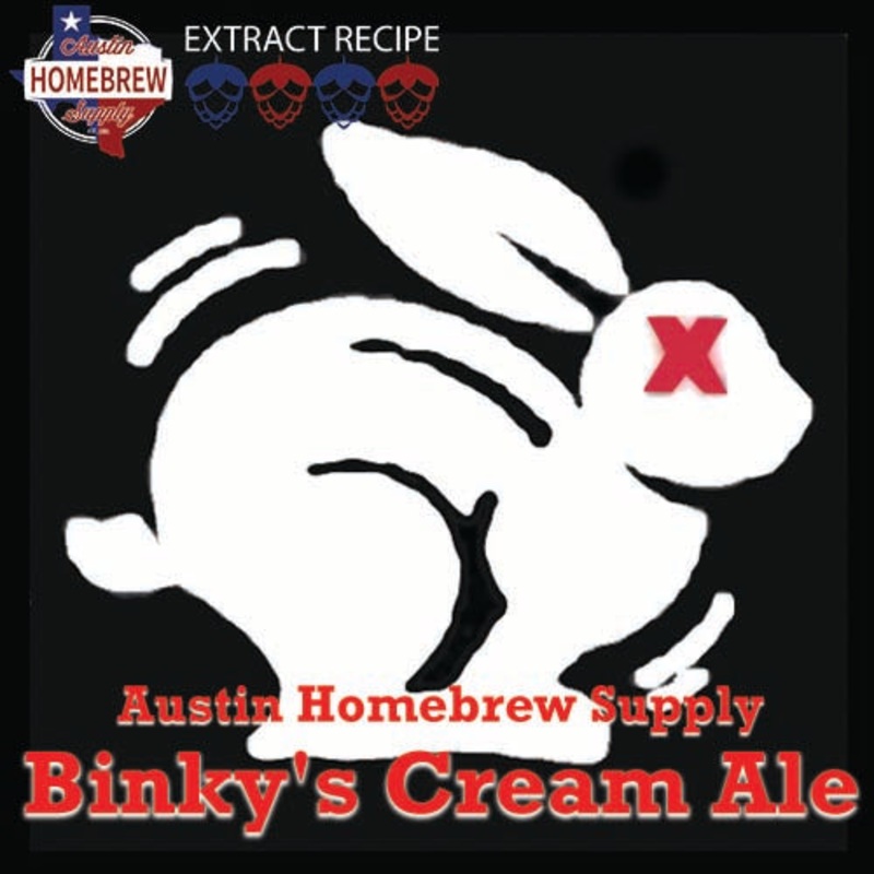 Binky’s Cream Ale (6A) – EXTRACT Homebrew Ingredient Kit