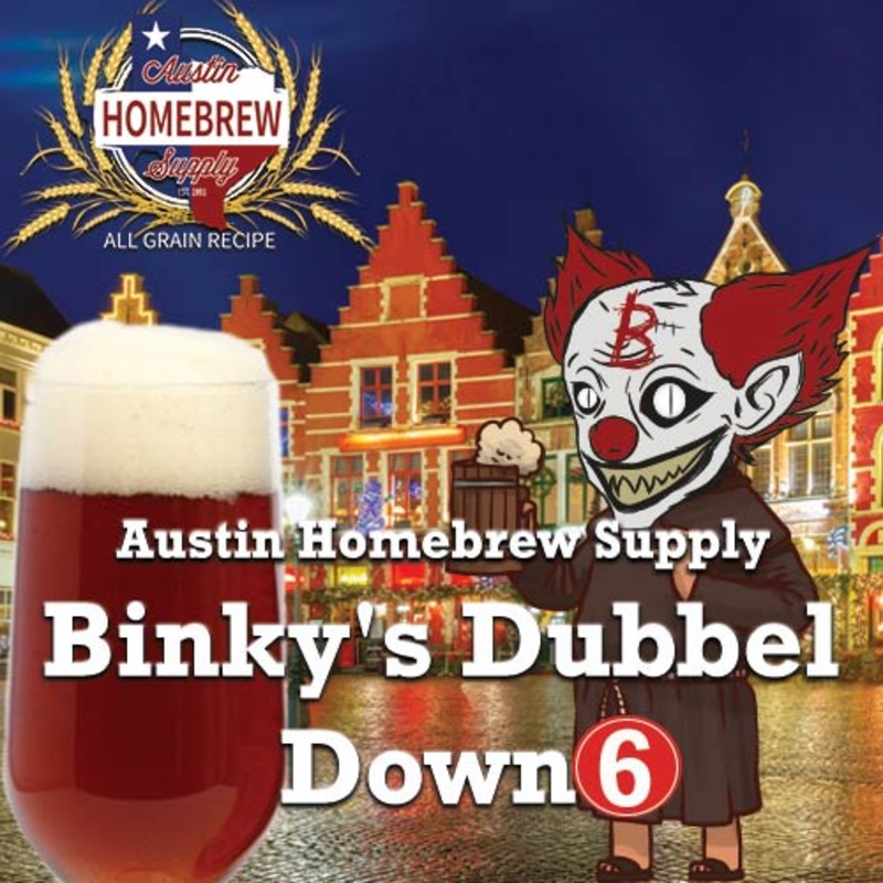 Binky’s Dubbel Down 6 – ALL GRAIN Homebrew Ingredient Kit