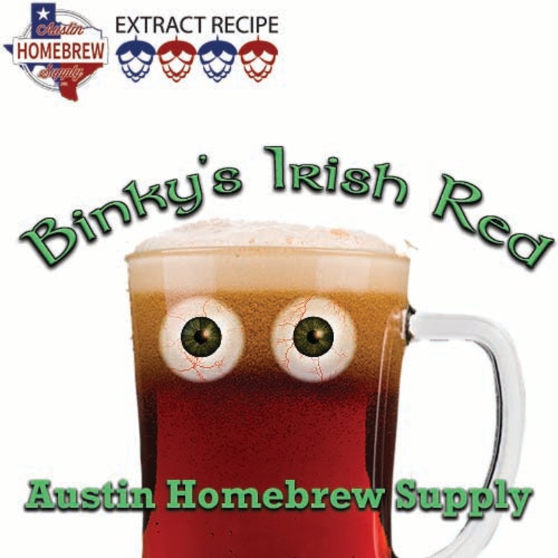Binky’s Irish Red (9D) – EXTRACT Homebrew Ingredient Kit