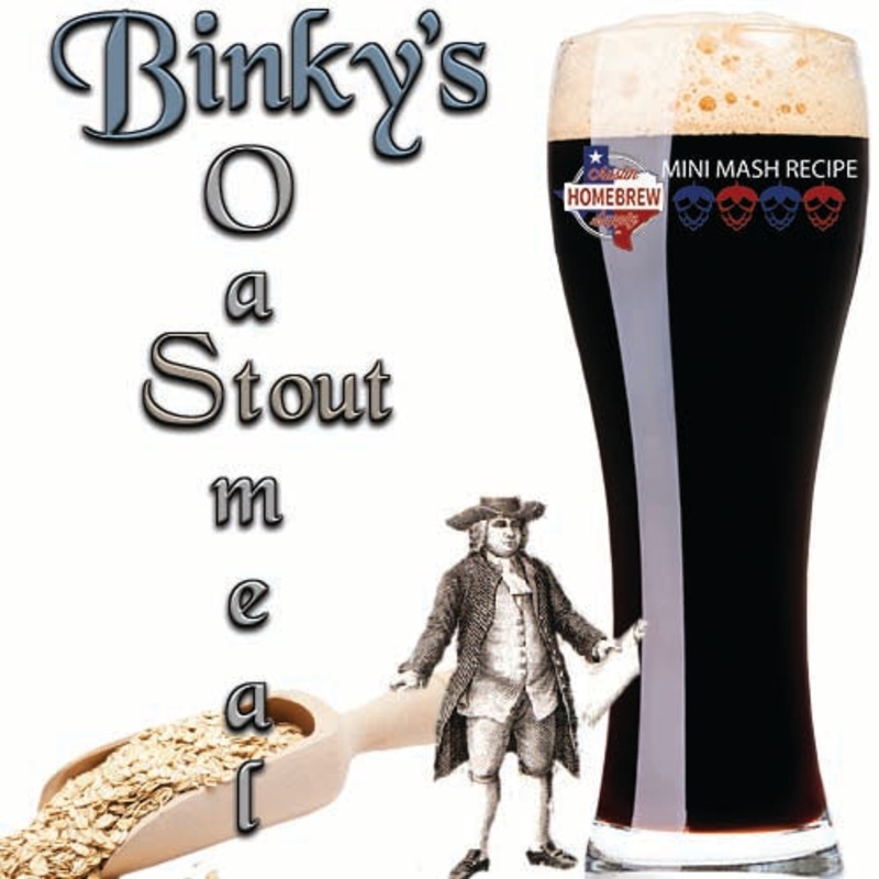 Binky’s Oatmeal Stout (13C) – MINI MASH Homebrew Ingredient Kit
