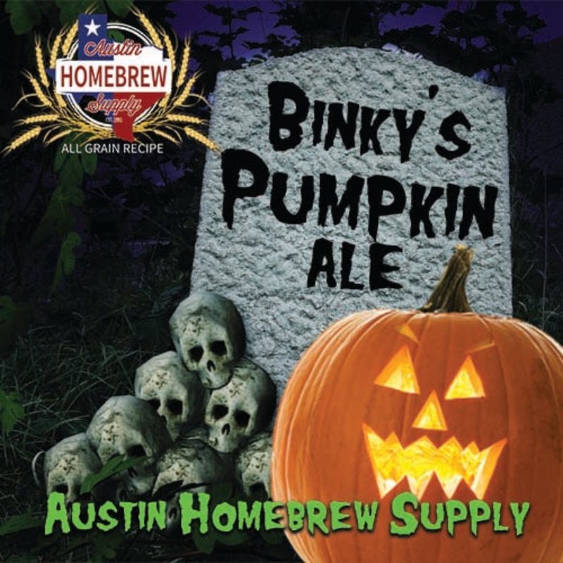 Binky’s Pumpkin Ale (23) – ALL GRAIN Homebrew Ingredient Kit