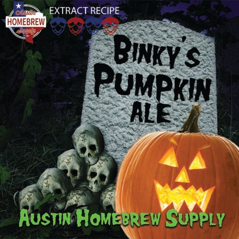 Binky’s Pumpkin Ale (23) – EXTRACT Homebrew Ingredient Kit
