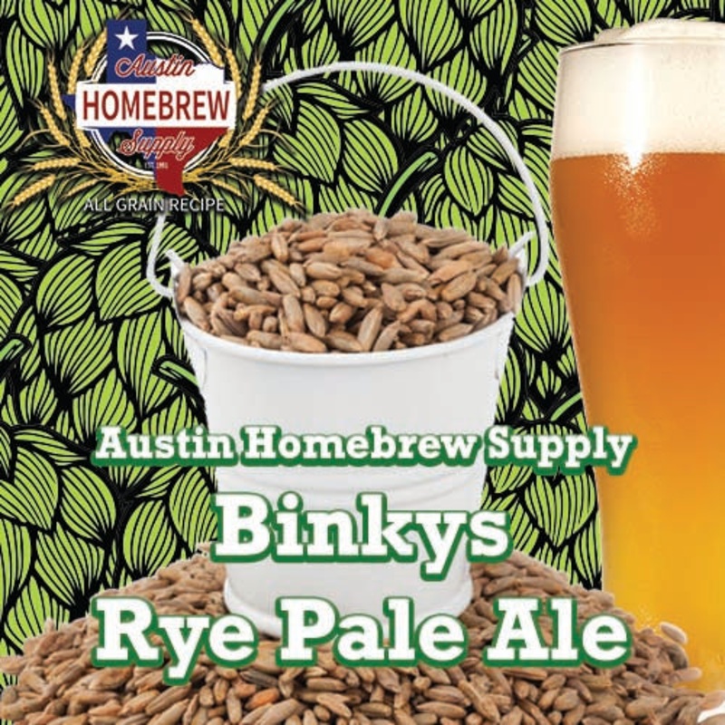 Binkys Rye Pale Ale (6D) – All Grain Homebrew Ingredient Kit